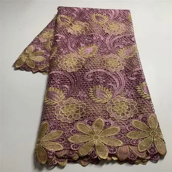 2021 Vysokej Kvality Guipure Kábel štruktúry Oka Afriky Textílie Nigérijský Textílie Pre Ženy Svadobný A Párty Šaty df12-84