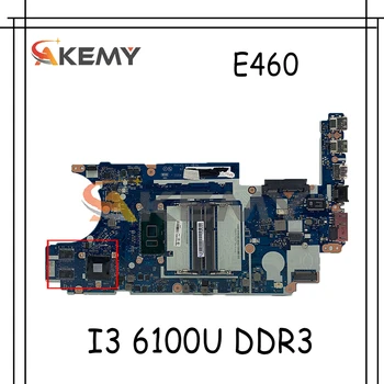 Akemy Pre Lenovo ThinkPad E460 E460C Notebook Doske BE460 NM-A551 CPU I3 6100U DDR3 Integrovaná Grafická Karta Práce