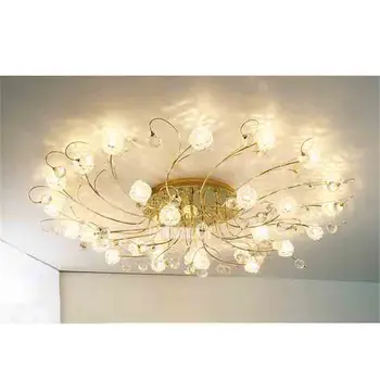 Kreatívne Nordic Moderný Minimalistický Lampa MX8342-29 Crystal Diaľkové Ovládanie G4 LED, 5W*29 Svetlá Obývacia Izba, Spálňa Stropné Svetlá