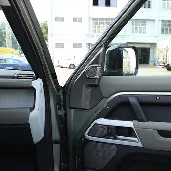 Pre 20-21 Land Rover Defender 110 interiéru vozidla all-inclusive stĺpika horn kryt ABS uhlíkových vlákien dekoratívne doplnky