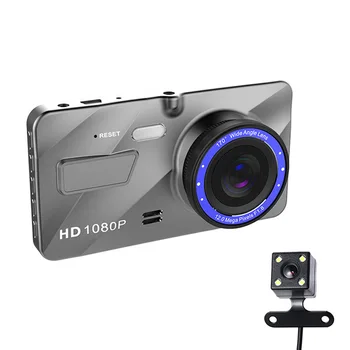 RUNTOO Dash Cam 4.0 palcový Displej s rozlíšením 1080P Video Rekordér parkovacia Kamera Predné a Zadné Duálny Dashcam Auta DVR