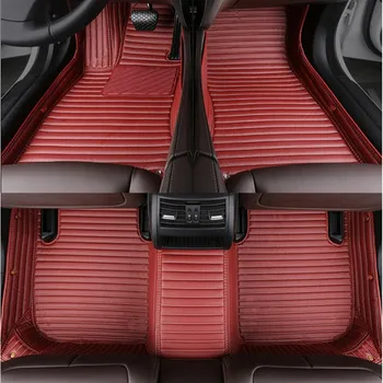 Vysoká kvalita! Vlastné špeciálne auto podlahové rohože pre KIA poslednou časťou (reprezentujúcou rondo 5 sedadiel 2020-2013 trvanlivé nepremokavé auto koberce, koberce za poslednou časťou (reprezentujúcou rondo 2018
